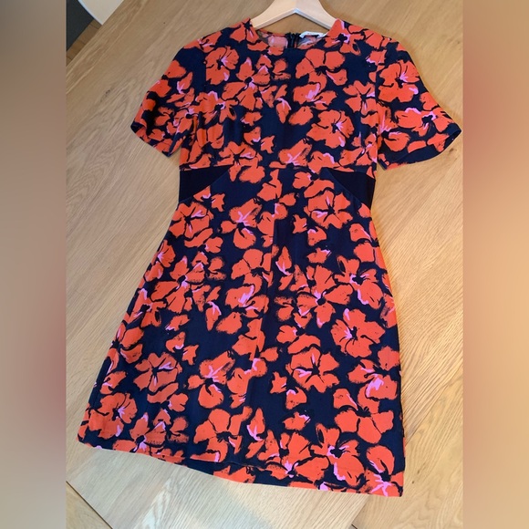 A.L.C. Silk Print Mini Dress - Picture 3 of 8